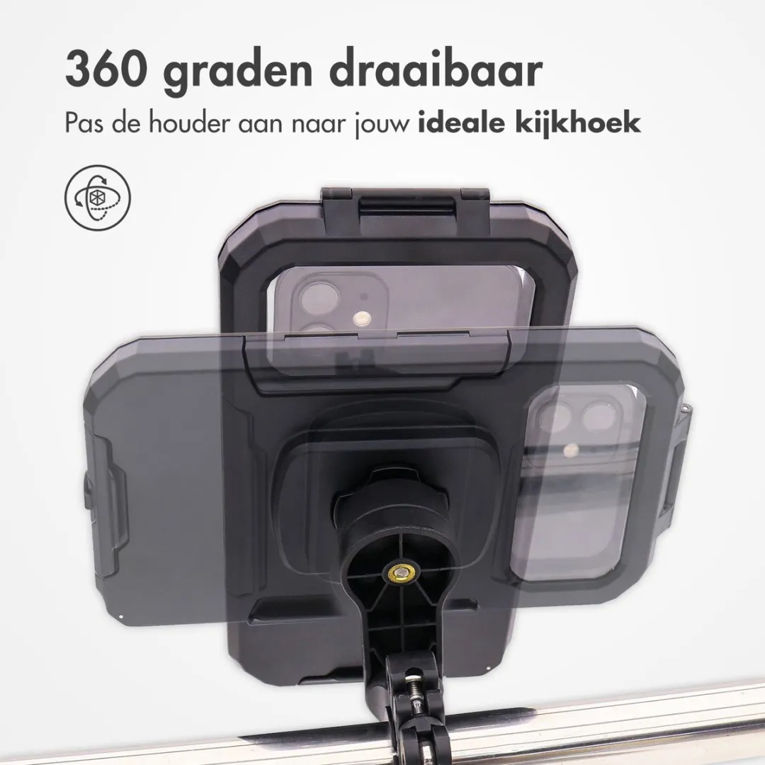 Imoshion SH00069822 Waterdichte Fiets Telefoonhouder - 360° Draaibaar