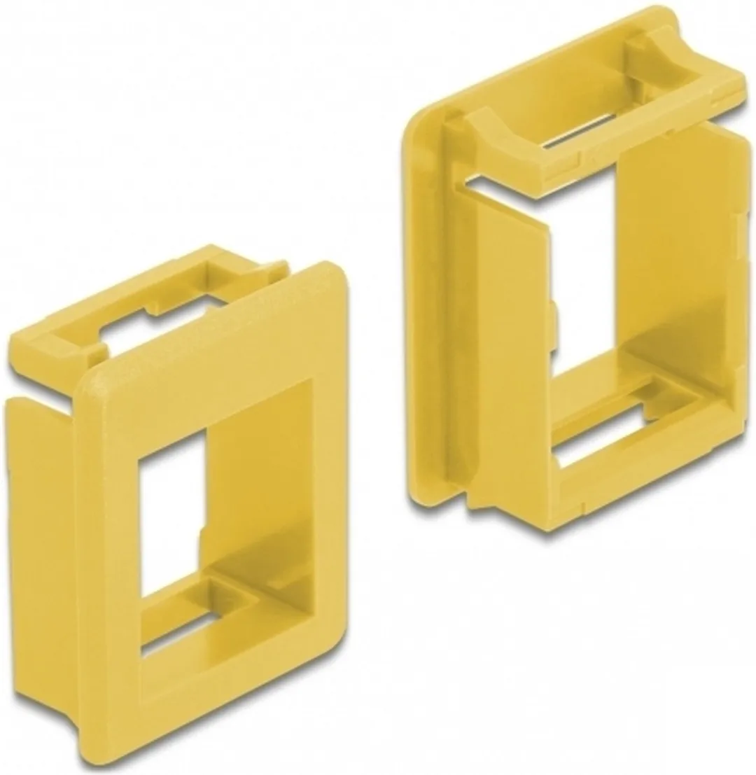 Delock Keystone-houder Geel - 4 Stuks