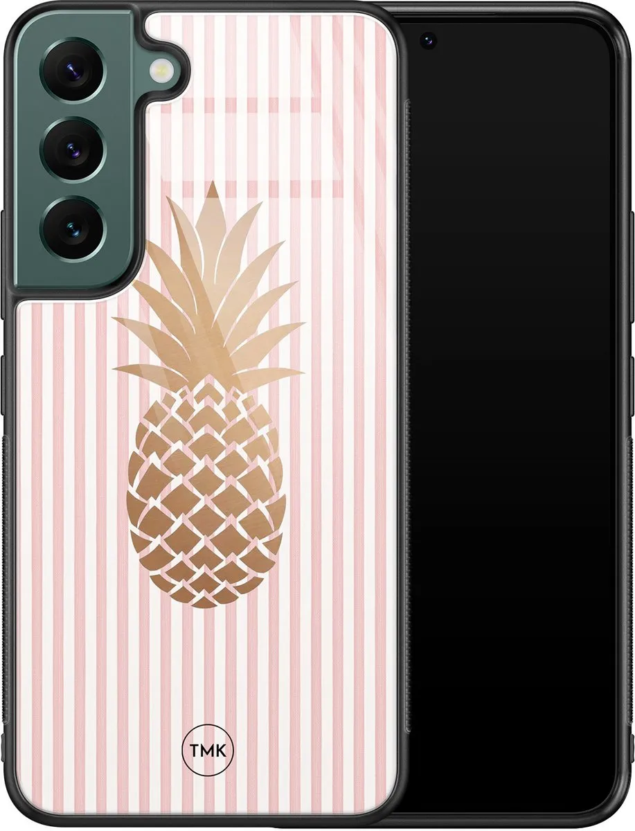 Casevibes Hoesje Samsung Galaxy S22 - Ananasroze - TPU Glossy