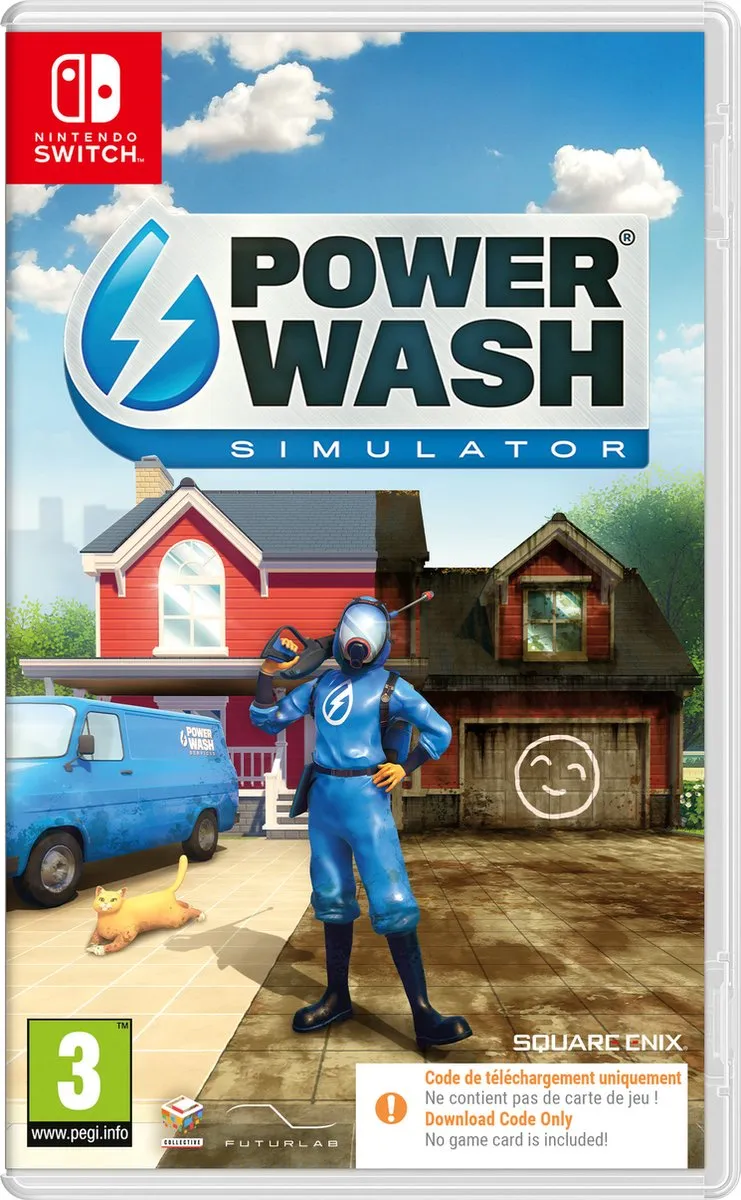 Square Enix PowerWash Simulator Nintendo Switch Code