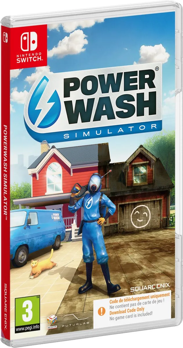 Square Enix PowerWash Simulator Nintendo Switch Code