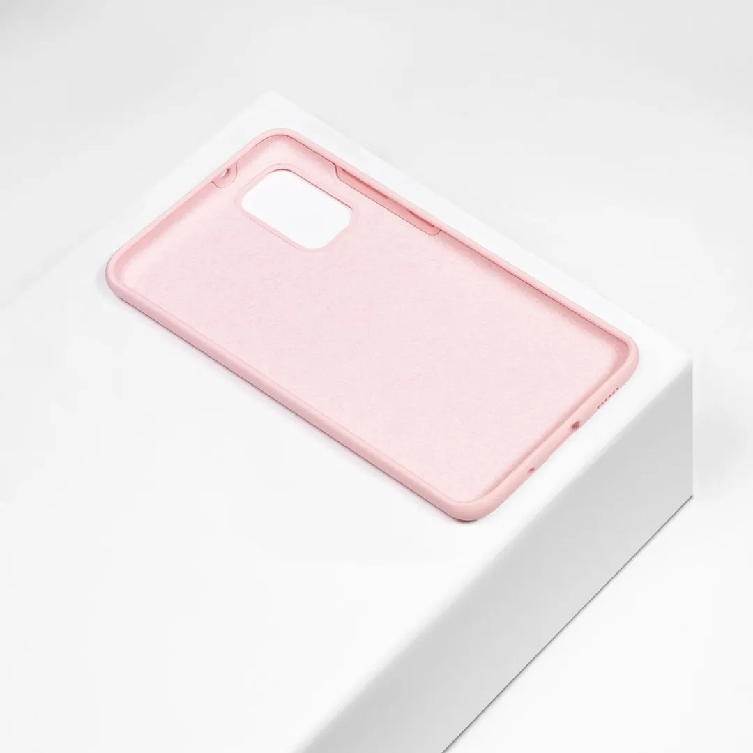 BMAX Siliconen Hoesje Samsung Galaxy S20 Plus - Lichtroze