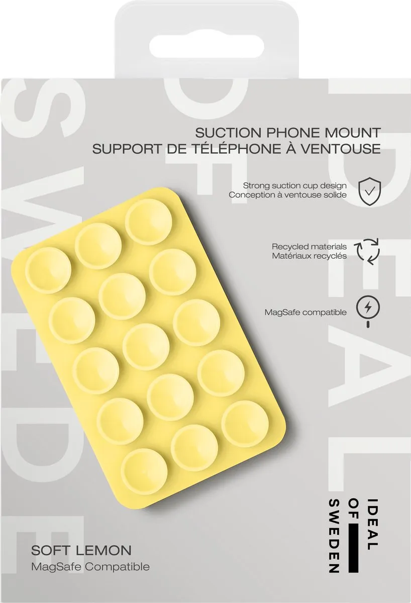iDeal of Sweden MagSafe Suction Phone Mount IDSPMMS-516 - Geel - afbeelding 2 van 4
