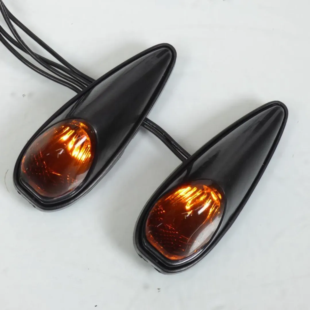 Dolce & Gabbana Mini Clignotant Goute D'Eau LED - Motor - Zwart/Oranje Rook