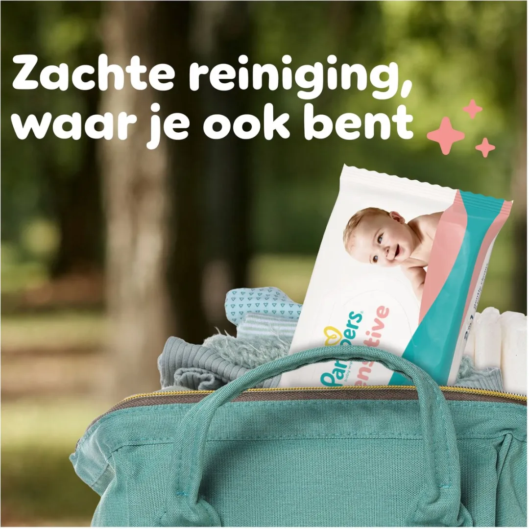 Pampers Sensitive Babydoekjes - 960 Stuks (12x80)