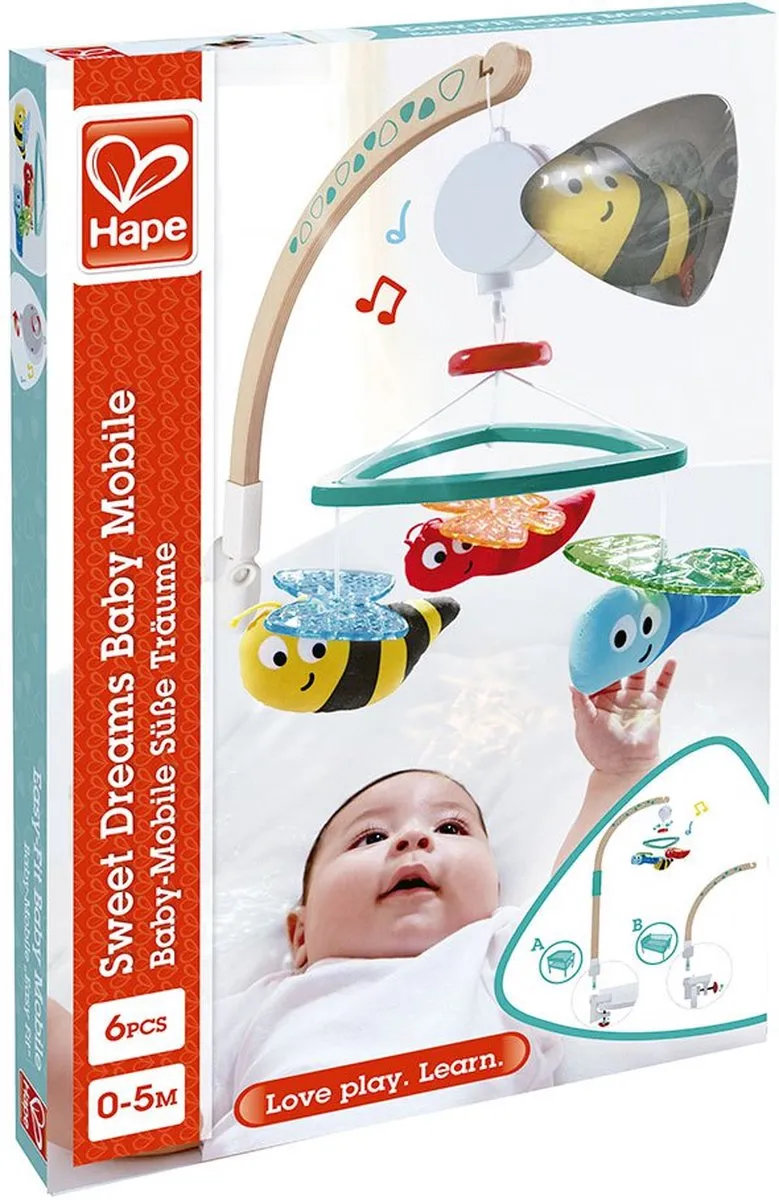 Hape Babymobiel Sweet Dreams E0044 - Multicolor