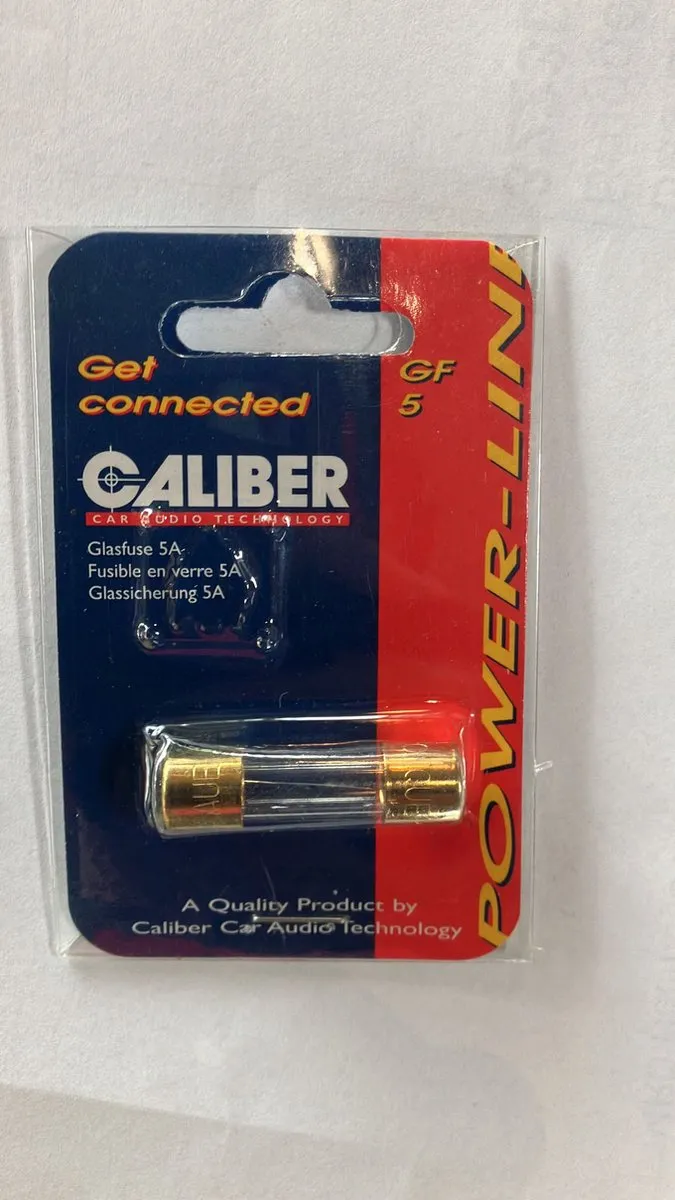 Caliber GF5 Glaszekeringen 5A 10x38mm