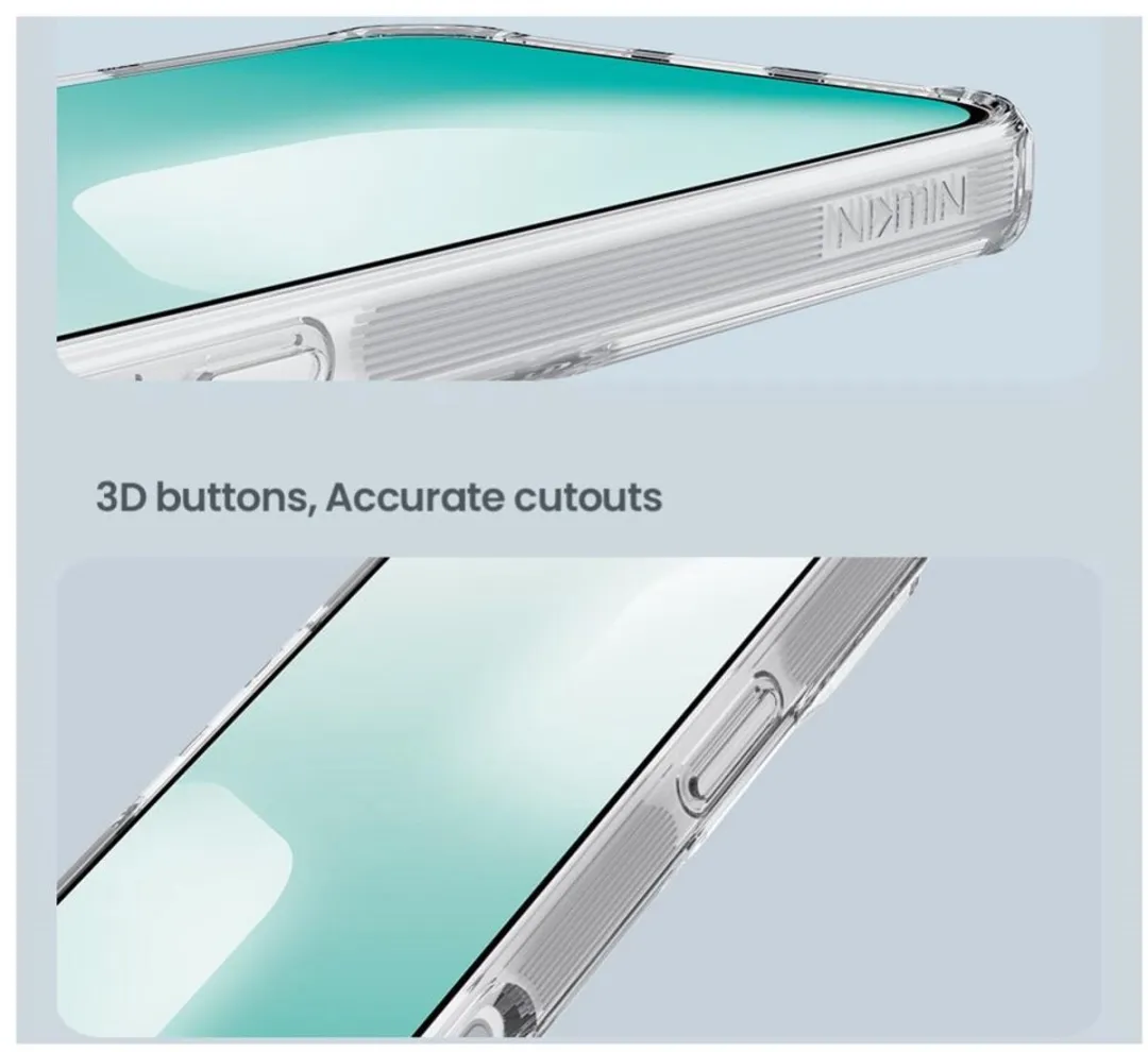 Nillkin Nature TPU Pro Hoesje iPhone 17 Pro - Transparant Wit - afbeelding 6 van 6