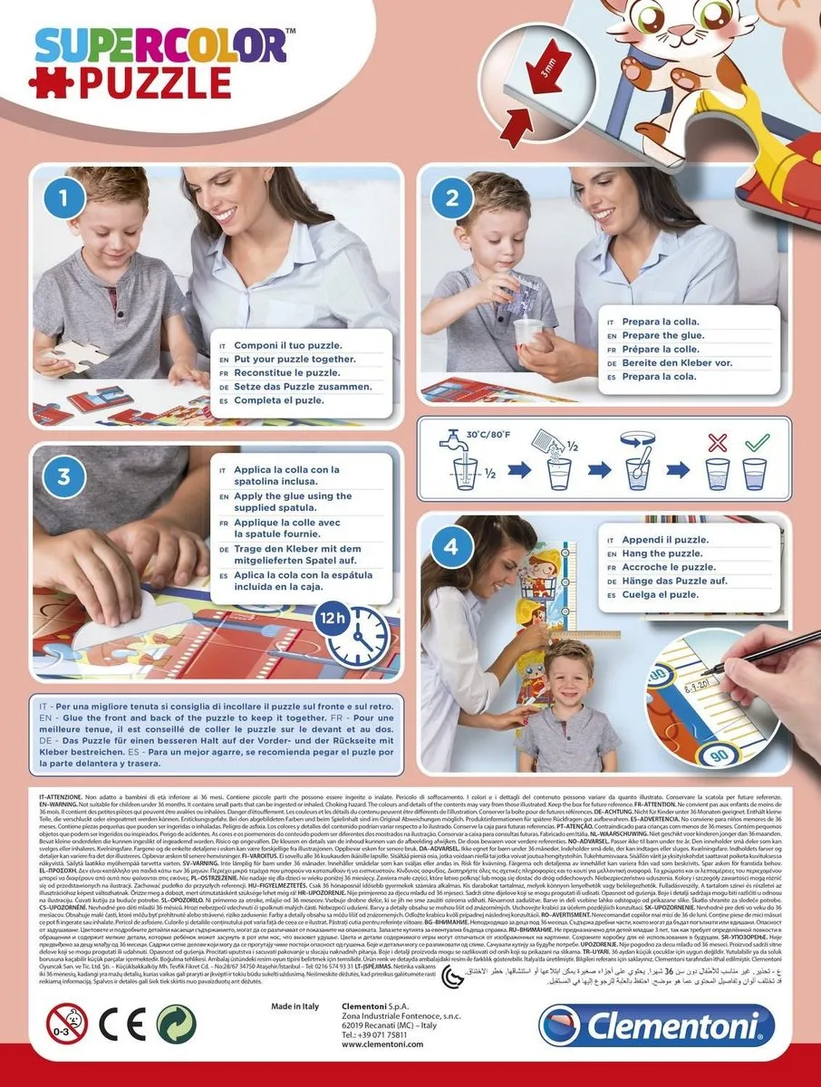 Clementoni Legpuzzel Measure Me Brandweer Junior 30 Stuks - Multicolor