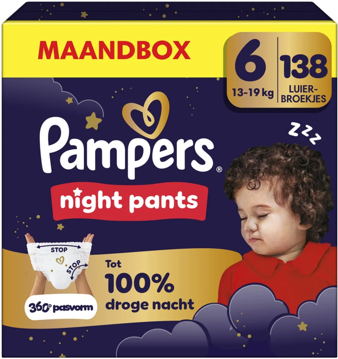 Pampers Night Pants Maat 6