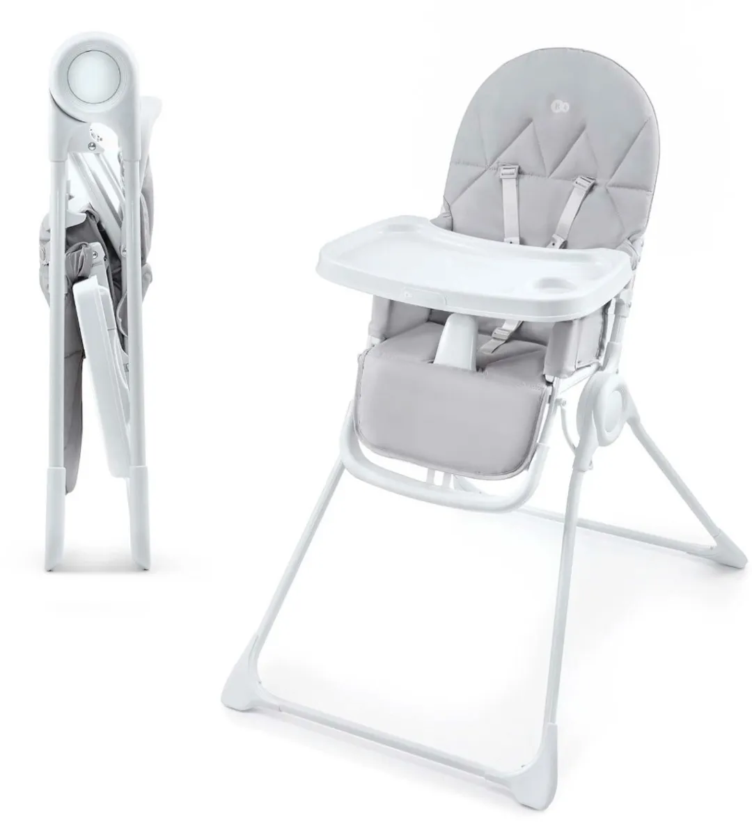 KinderKraft BINCI Kinderstoel Lichtgrijs