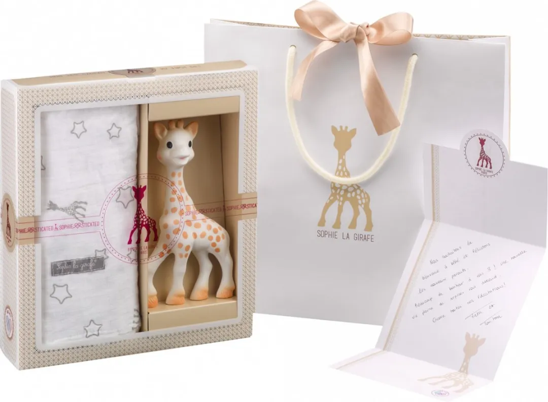 Sophie de Giraf Sophiesticated Cadeauset - Baby Speelgoed - 4-delig