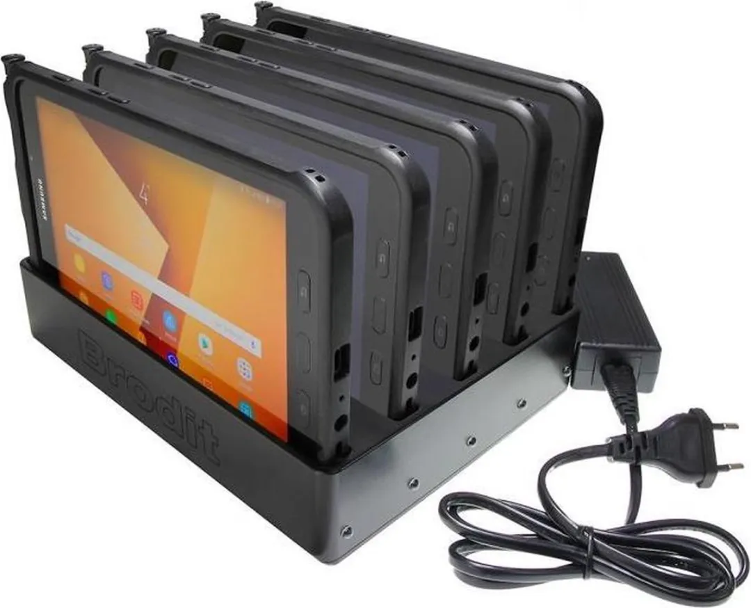 Brodit Tablet Multi Charger 5 Stuks - Zwart