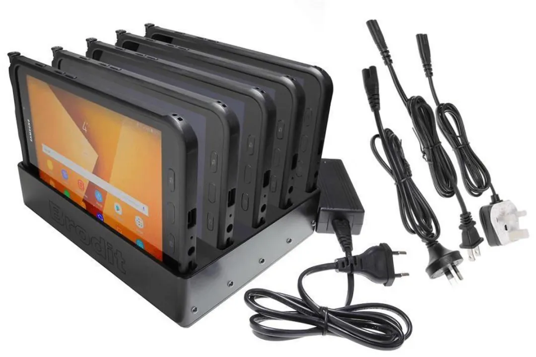 Brodit Tablet Multi Charger 5 Stuks - Zwart