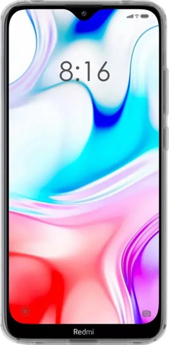 Azuri Slim Backcover Xiaomi Redmi 8 XR876455301 - Transparant