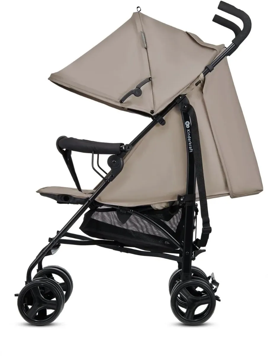 KinderKraft TIK Reisbuggy 6,5kg - Verstelbare Rugleuning - Beige