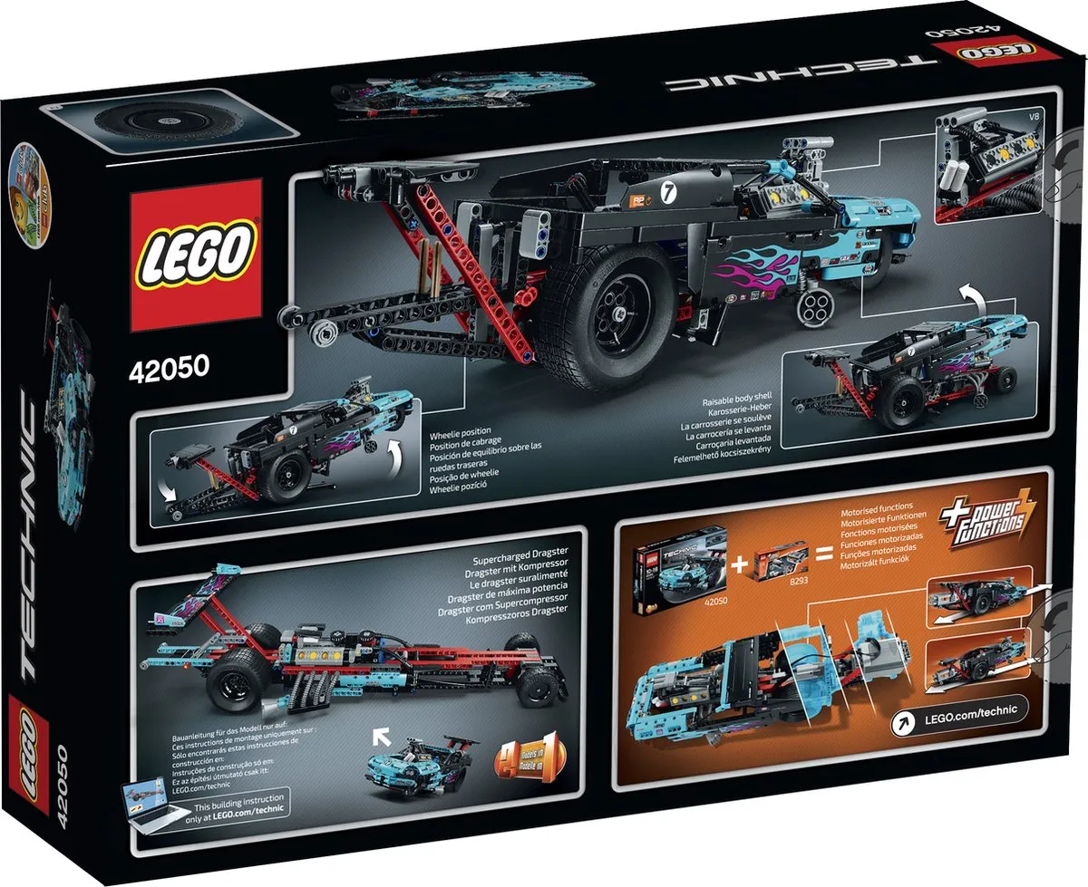 LEGO Technic Dragracer 42050 - 647 Stukken