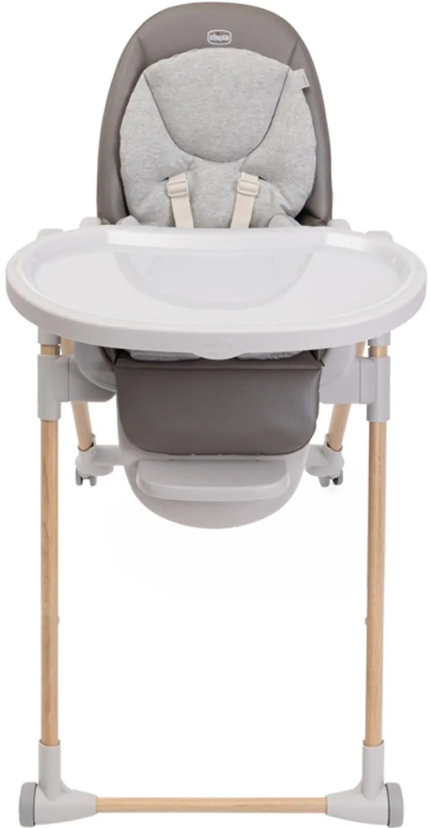 Chicco Polly Armonia Eetstoel - Scandinavian Bruin cognac