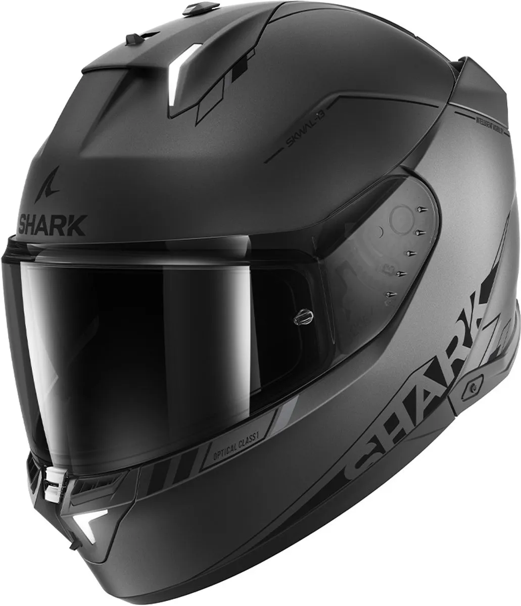 Shark SKWAL i3 Blank SP Mat Antraciet - Maat M