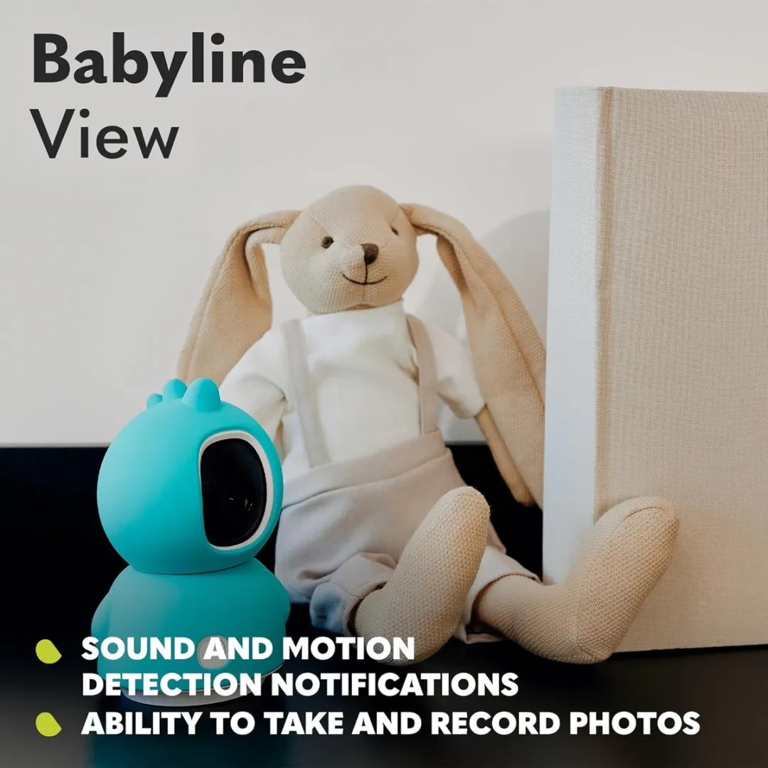 Lionelo Babyline View White Babyfoon - 330° draaibaar - CryDetector