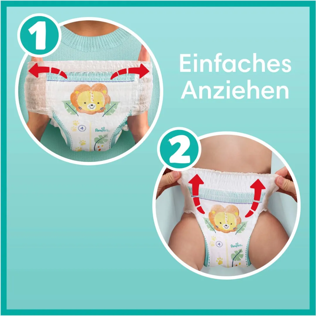 Pampers Broek Baby Dry Maat 4 Maxi - 62 Stuks