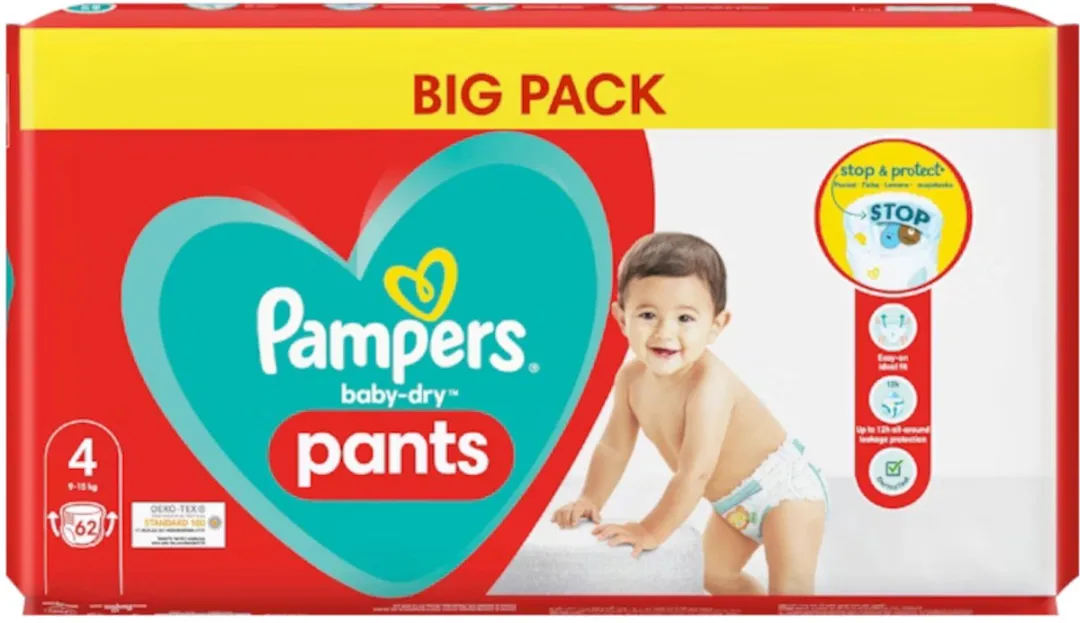 Pampers Broek Baby Dry Maat 4 Maxi