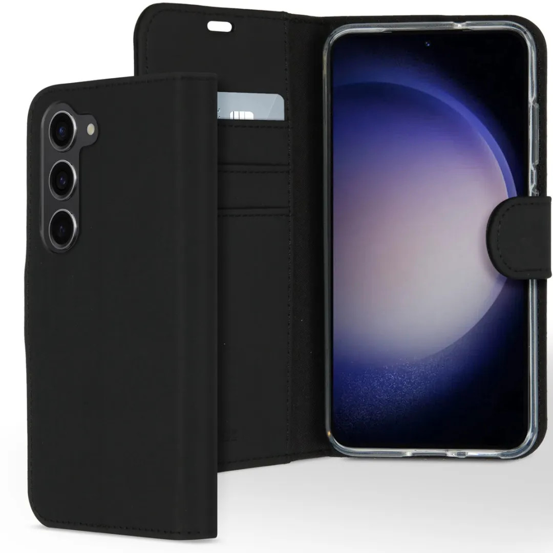 Accezz Hoesje Samsung Galaxy S23 Wallet Softcase - Zwart