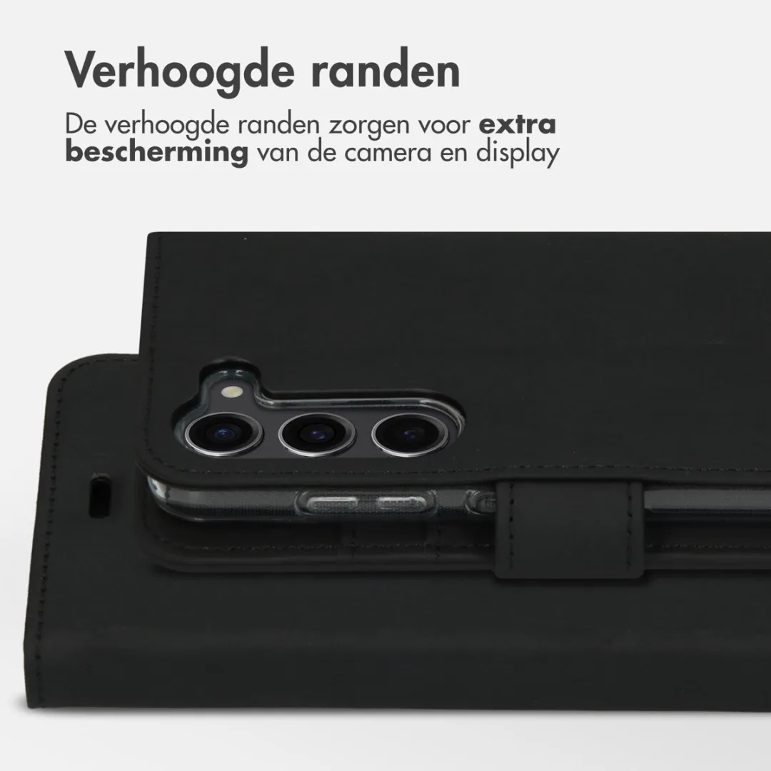 Accezz Hoesje Samsung Galaxy S23 Wallet Softcase - Zwart