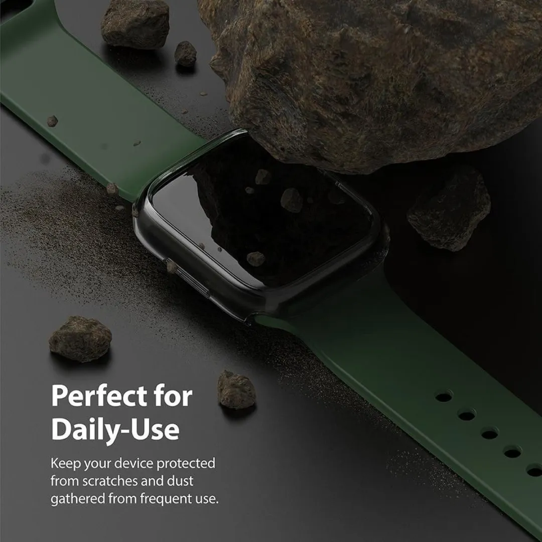 Ringke Slim Apple Watch 45mm Hoesje - Matte Black - 2 Stuks