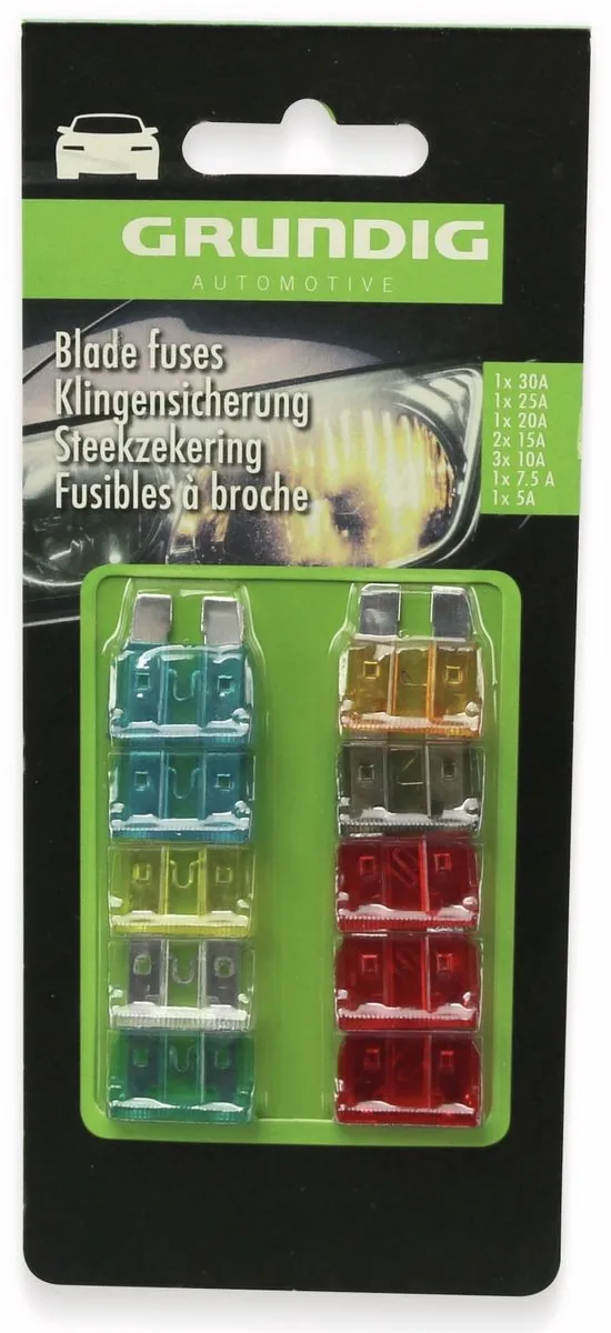 Grundig Steekzekering 10 Stuks - Multicolor - afbeelding 2 van 3