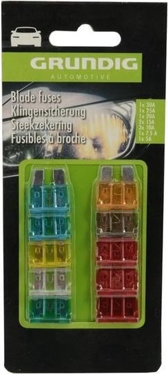 Grundig Steekzekering 10 Stuks - Multicolor - afbeelding 3 van 3