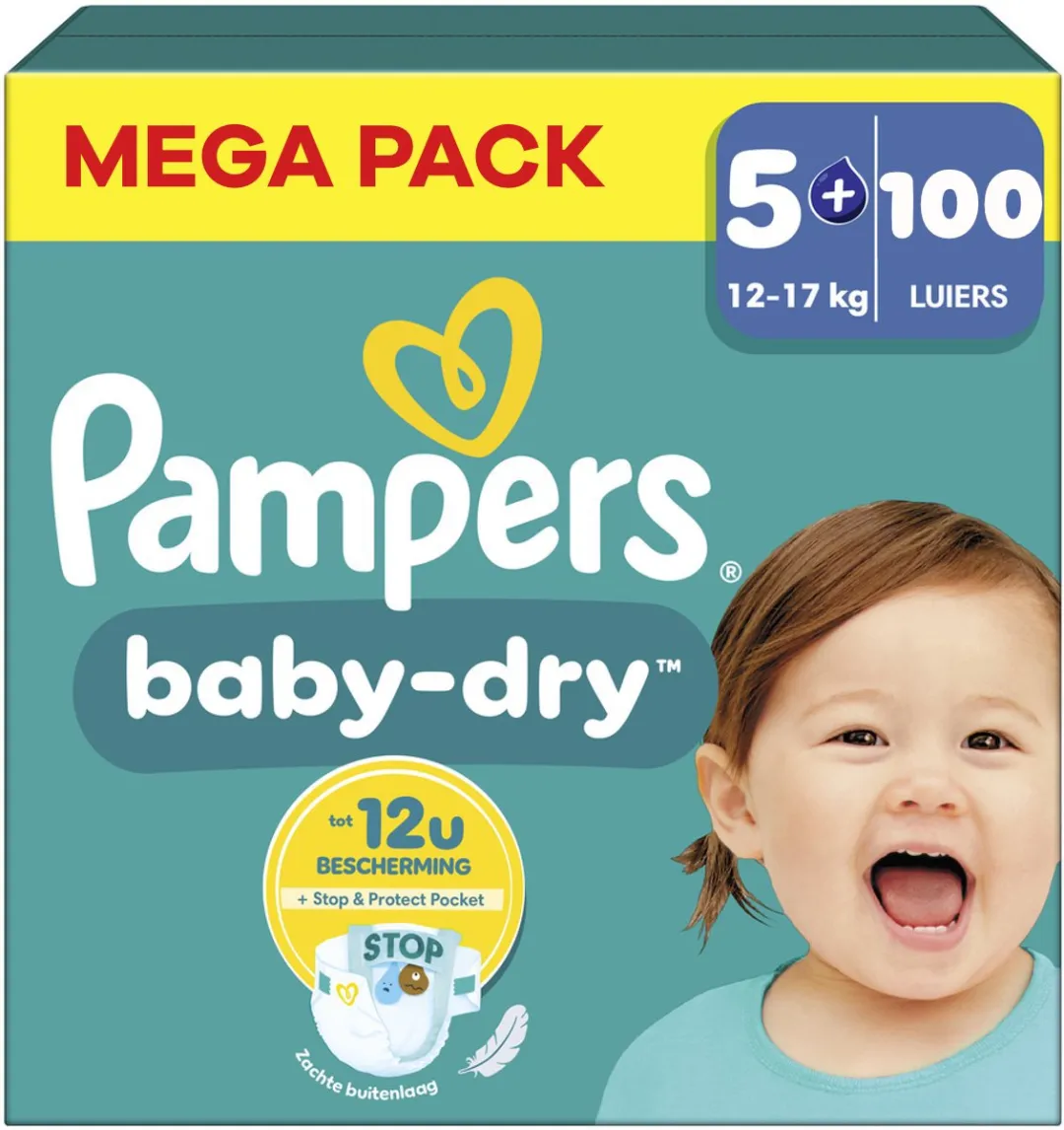 Pampers Baby Dry Maat 5+ Mega Pack