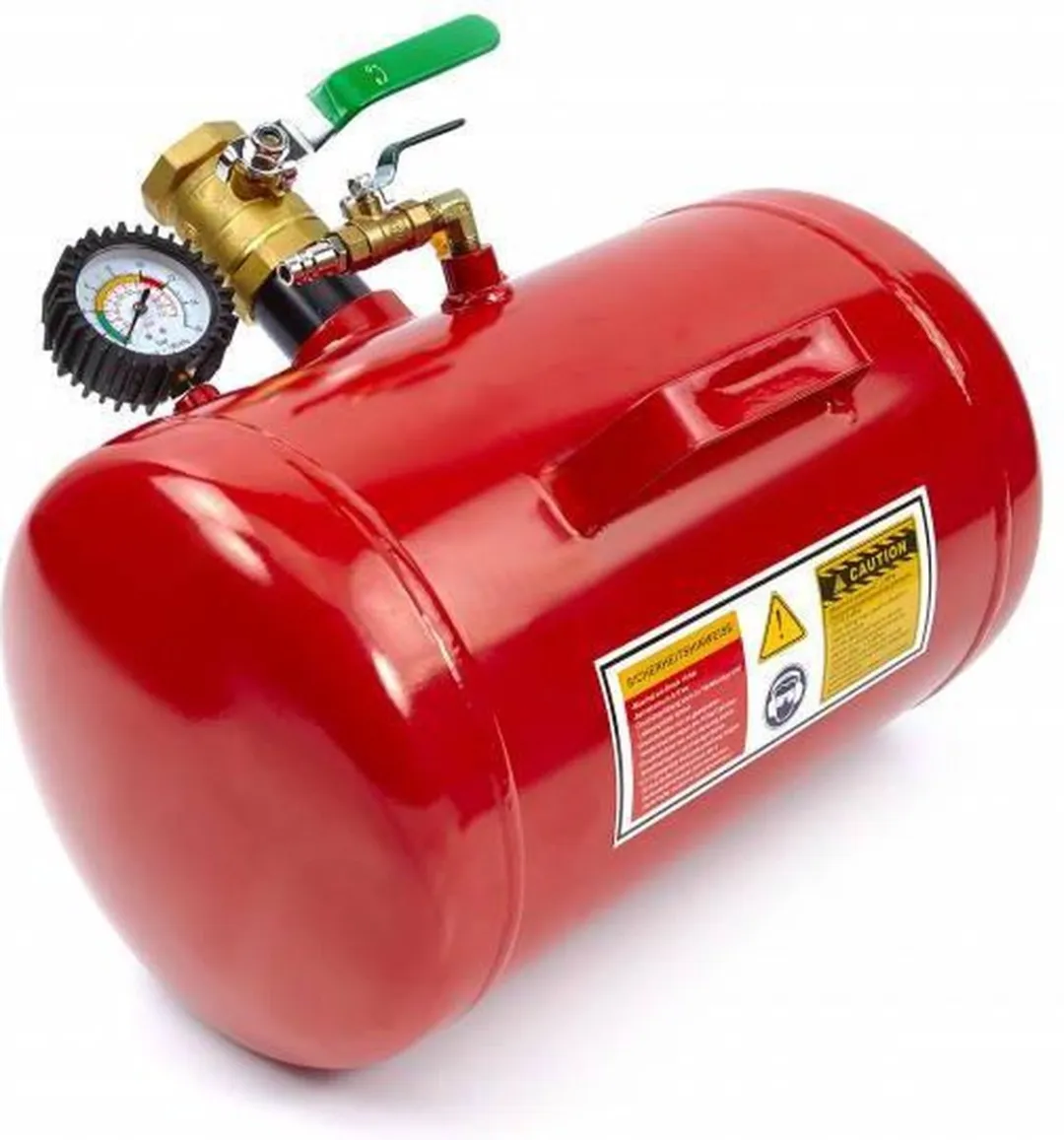 HBM Airbooster 18L - Goud/Rood/Zwart