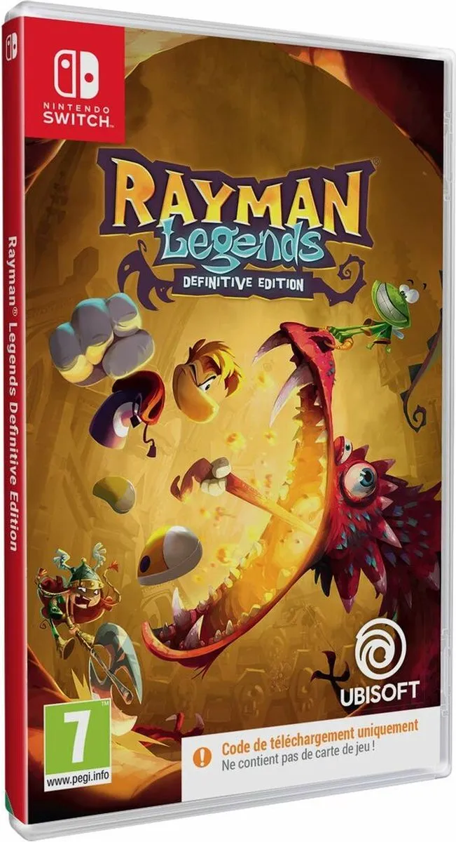 Ubisoft Rayman Legends Definitive Edition Switch Downloadcode