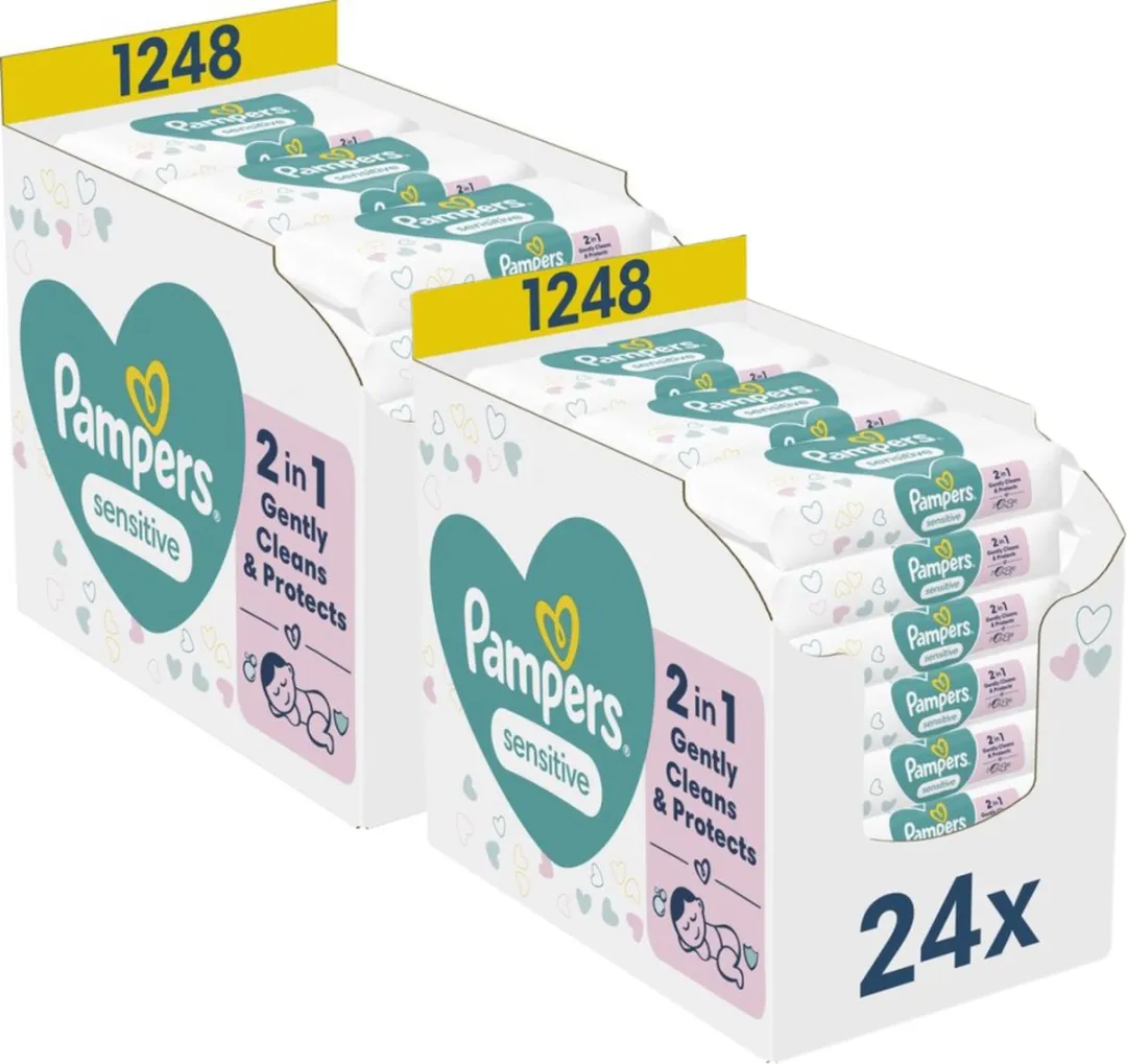 Pampers Sensitive Billendoekjes 2496 Stuks