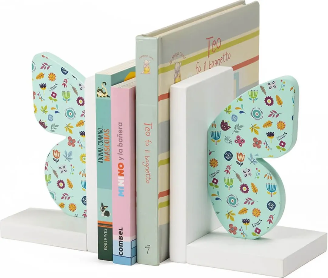 Eurekakids Butterfly Boekensteun - Hout - Multi - afbeelding 6 van 6