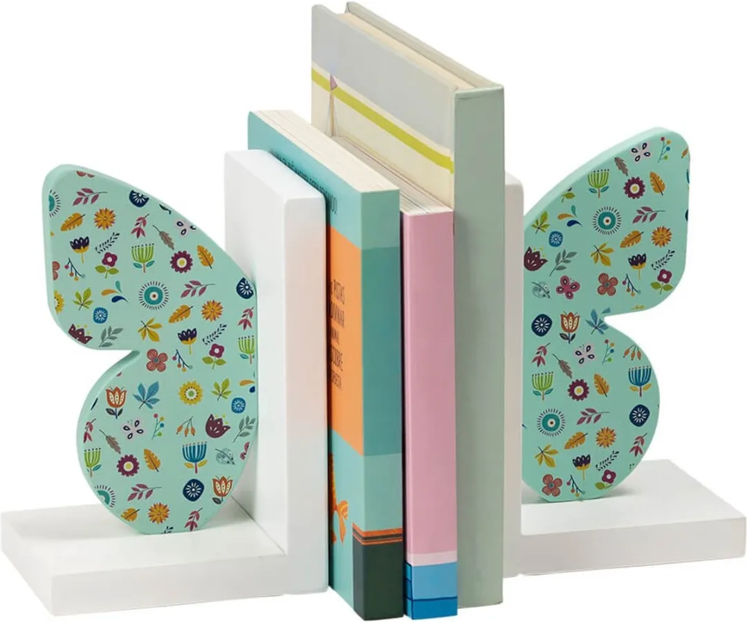Eurekakids Butterfly Boekensteun - Hout - Multi