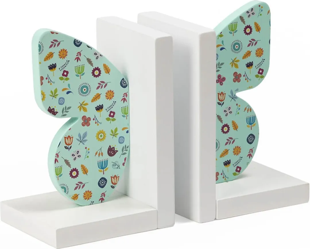 Eurekakids Butterfly Boekensteun - Hout - Multi