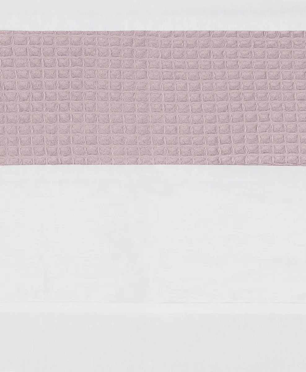 BINK Bedding Wieglaken Wafel Oudroze 75x100cm