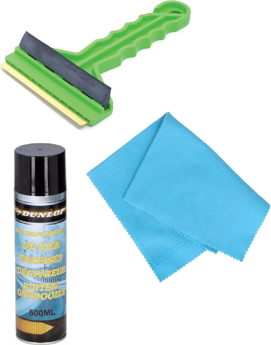 Prosperplast IJskrabber met trekker Groen 16cm