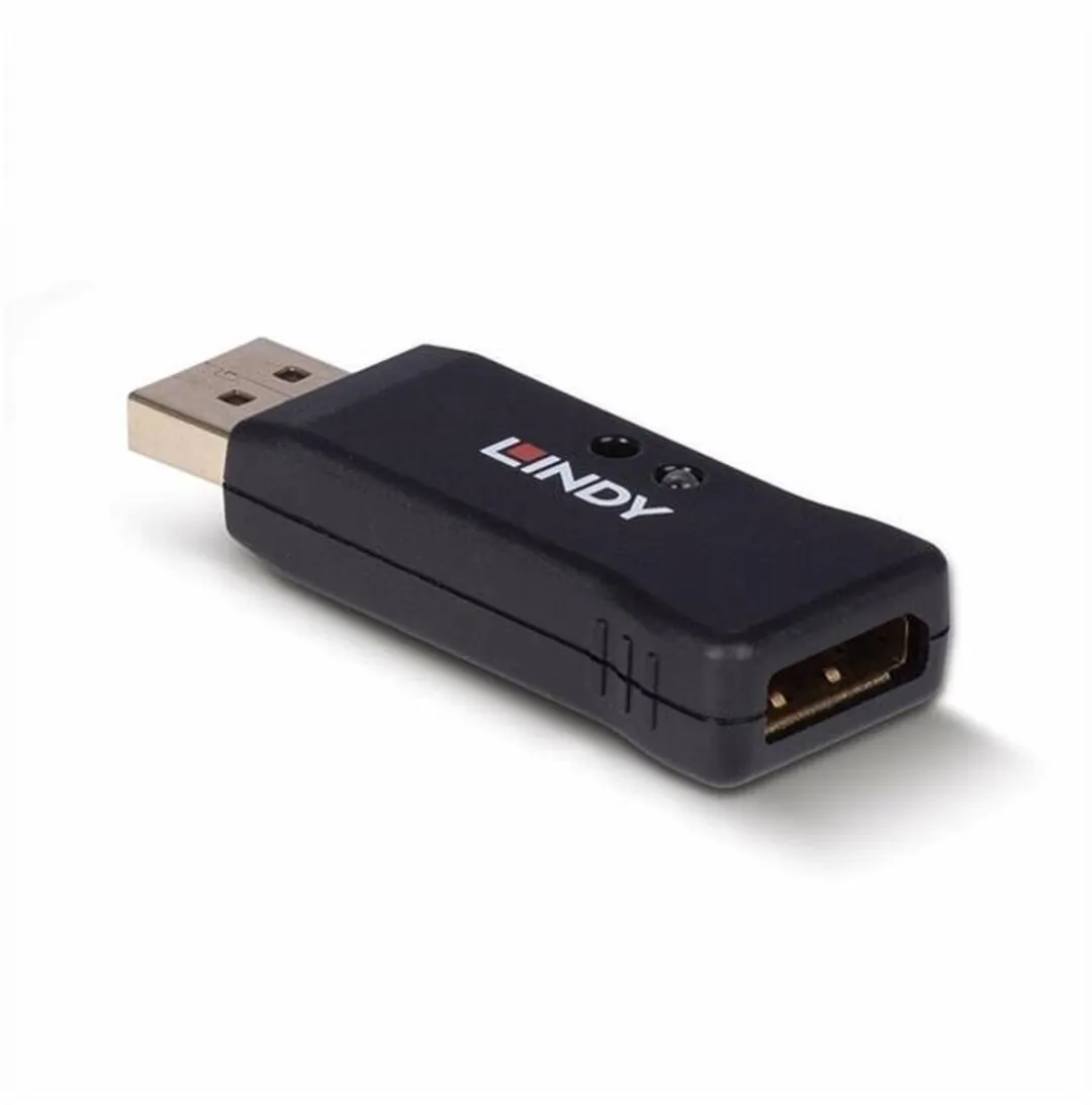 Lindy DisplayPort 1.4 EDID Emulator - Zwart