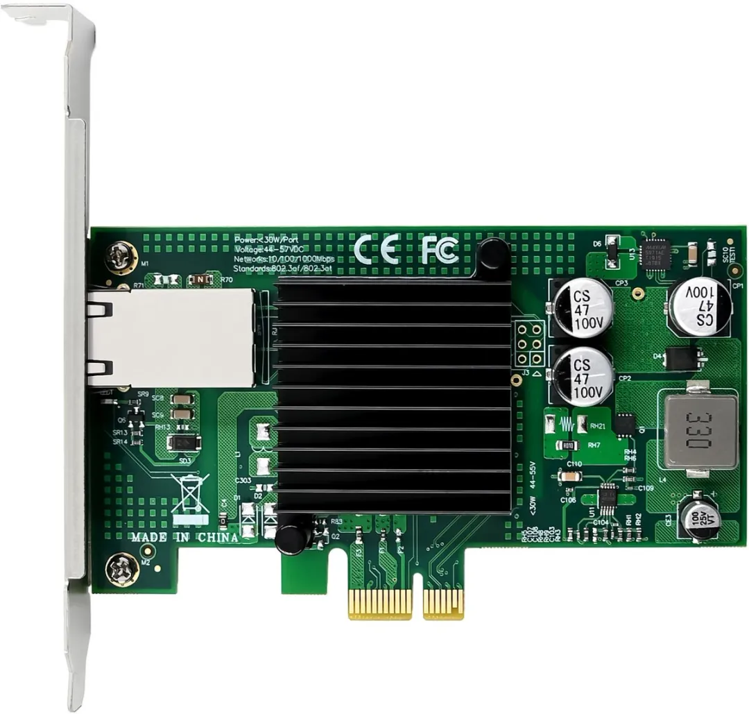 InLine Gigabit Netwerkkaart 51125O - PCIe x1 - PoE+