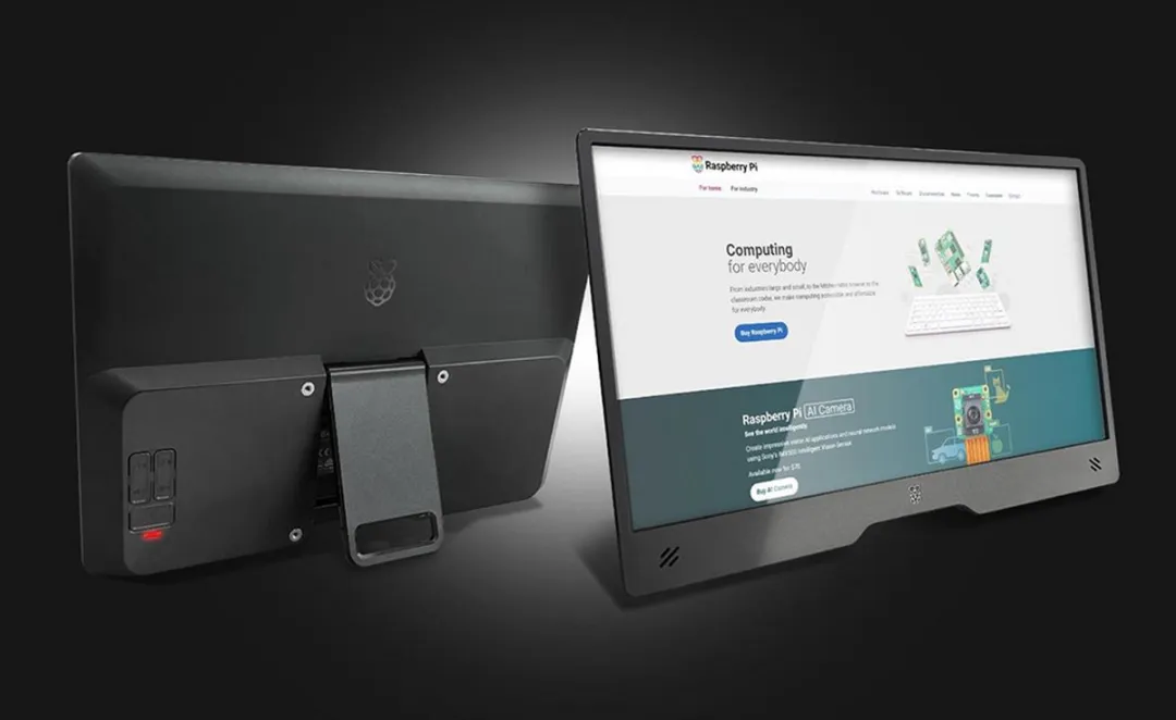 Raspberry Pi 15,6 inch Portable Monitor - HDMI - Zwart