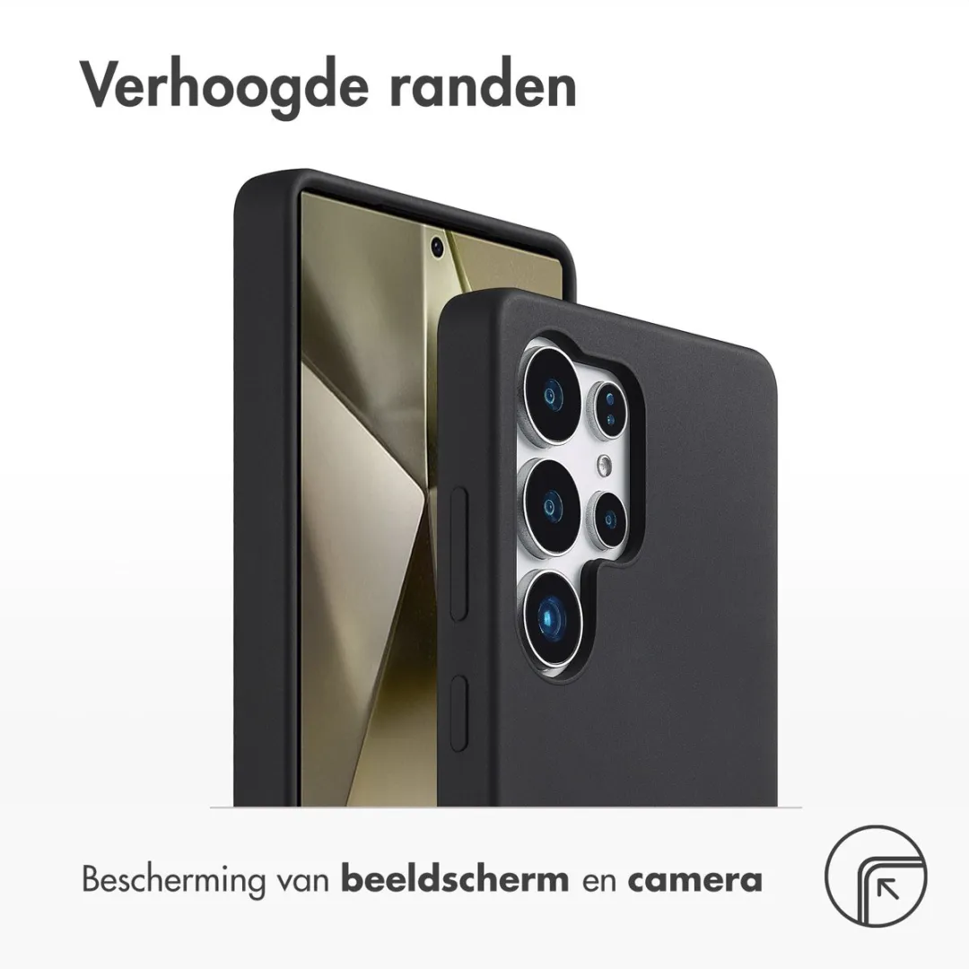 Accezz Hoesje Samsung Galaxy S25 Ultra - Zwart