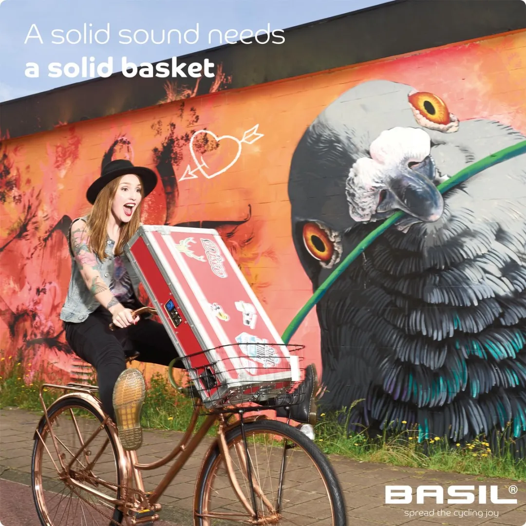 Basil Robin Fietsmand - Zwart