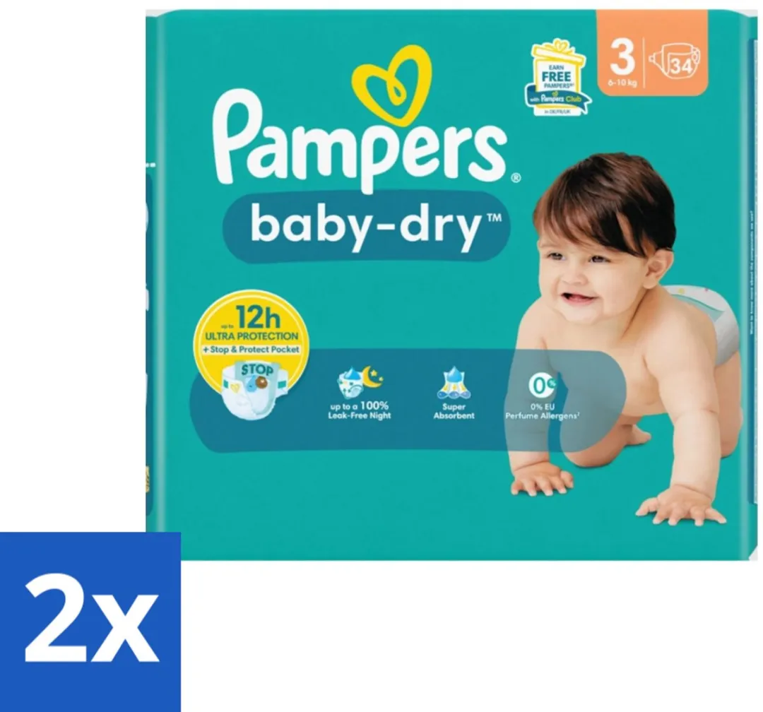 Pampers Baby-Dry Maat 3 Luiers