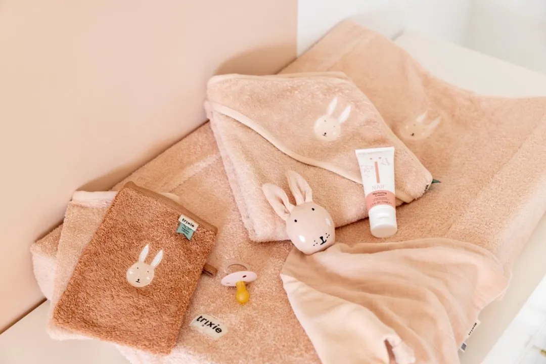 Trixie Washandje Aura Rabbit - 2 Stuks Roze - afbeelding 2 van 6
