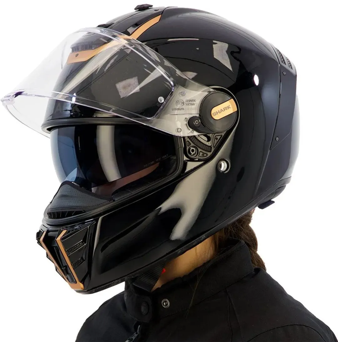 Shark Spartan RS Blank SP Motorhelm - Zwart S