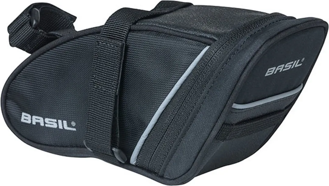 Basil Sport Design Zadeltas 1L - Zwart