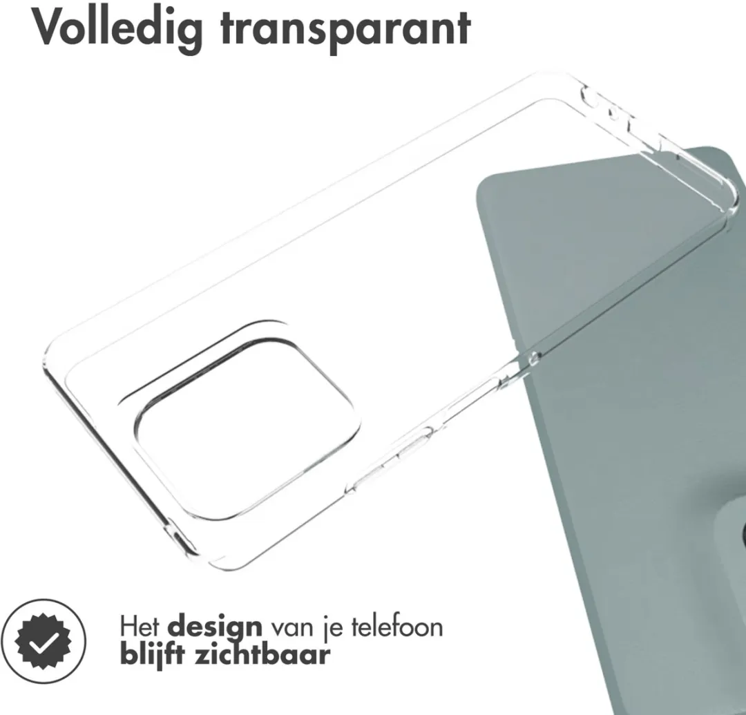 Accezz Hoesje Motorola Moto G56 - Transparant